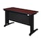 Fusion Fusion Training Tables, 48 W, 24 L, 29 H, Wood, Metal Top MFTT4824MH - alternate 2